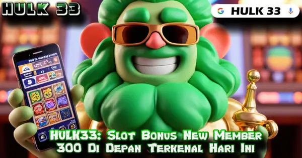 HULK33: Slot Bonus New Member 300 Di Depan Terkenal Hari Ini